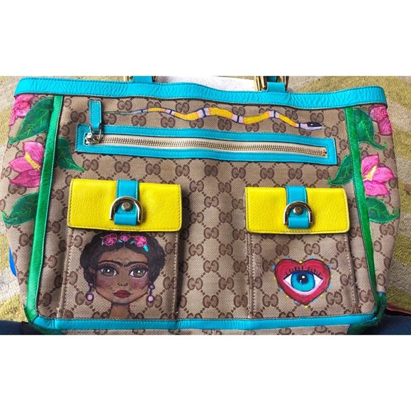 Gucci Handbags - Custom Painted Folk Art Purse